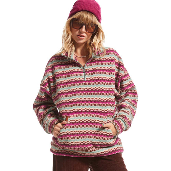 Roxy Γυναικεία μπλούζα Live Out Loud Hooded Fleece